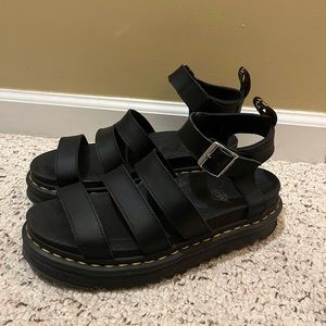 Dr Martens Blaire Black Sandal